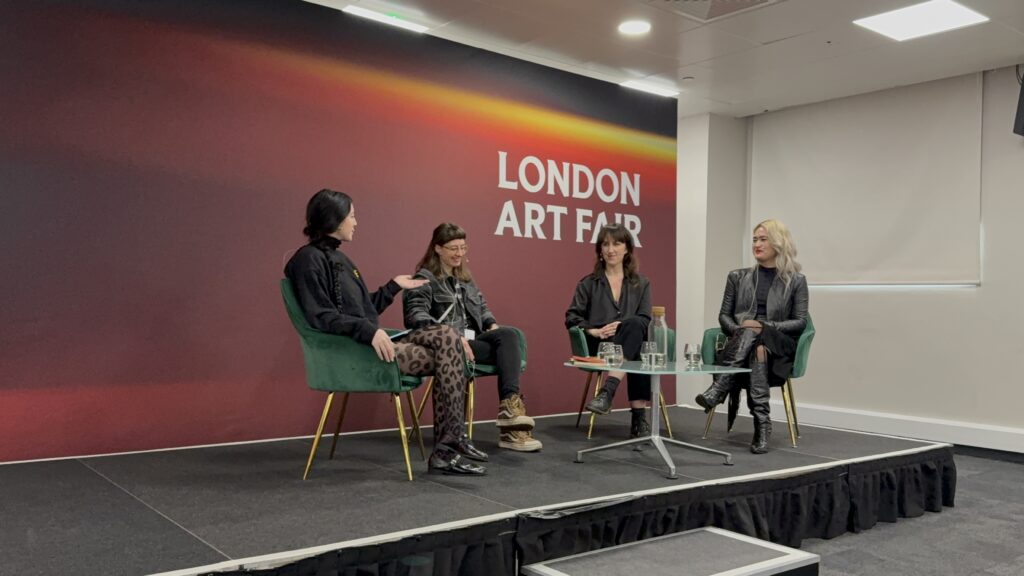 A panel discussion at London Art Fair